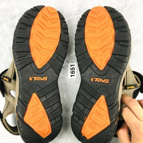 Teva Hudson Mens Size 13 Sandals Brown Suede Sport Outdoor Hiking Sandal 1002433 main image 4